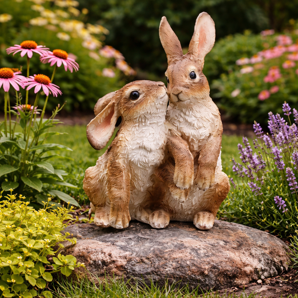 Bunny garden decoration