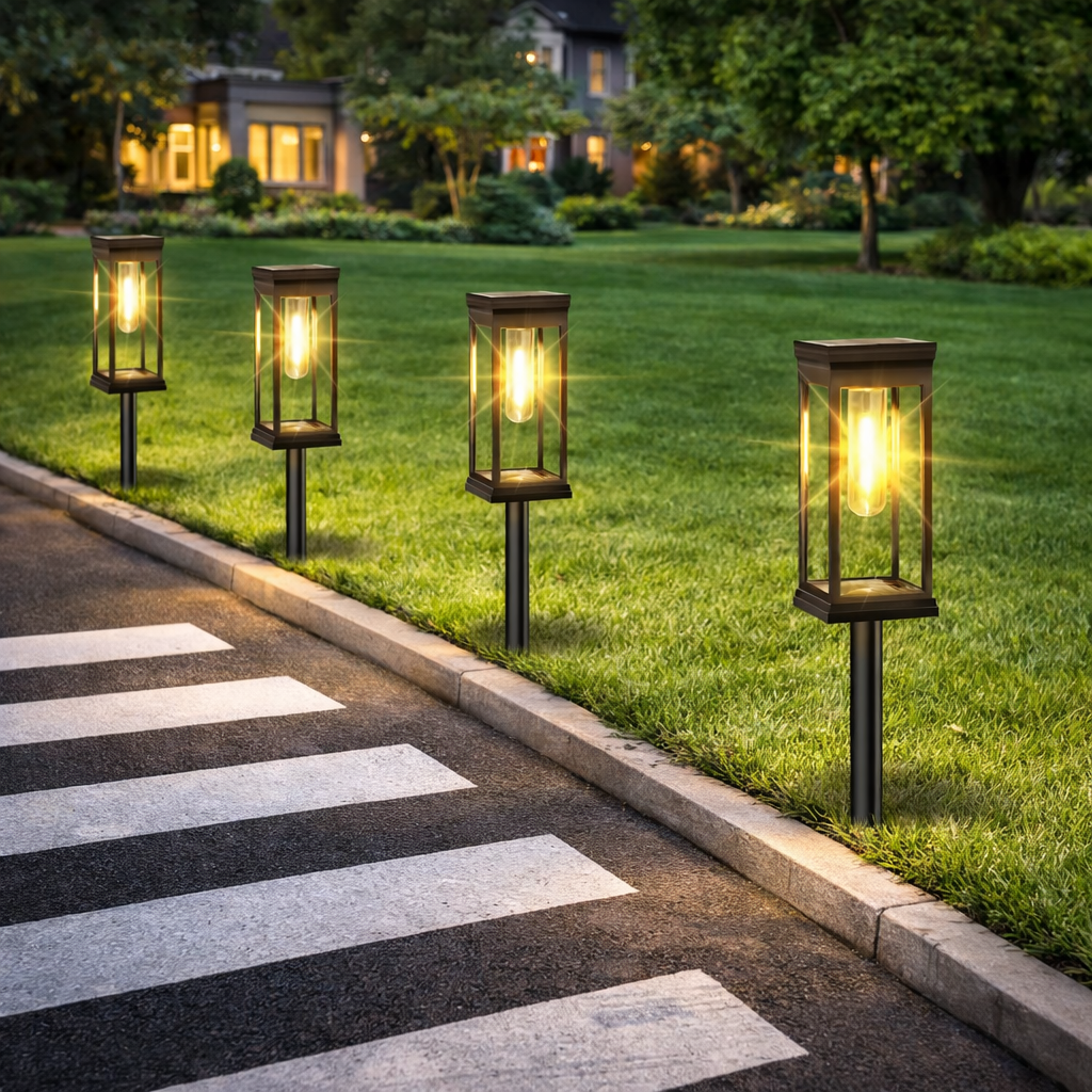 Outdoor solar lights