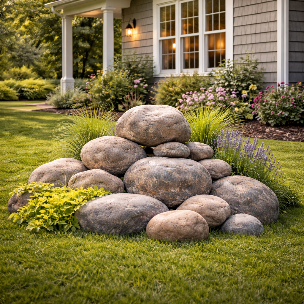 Realistic decoration stones