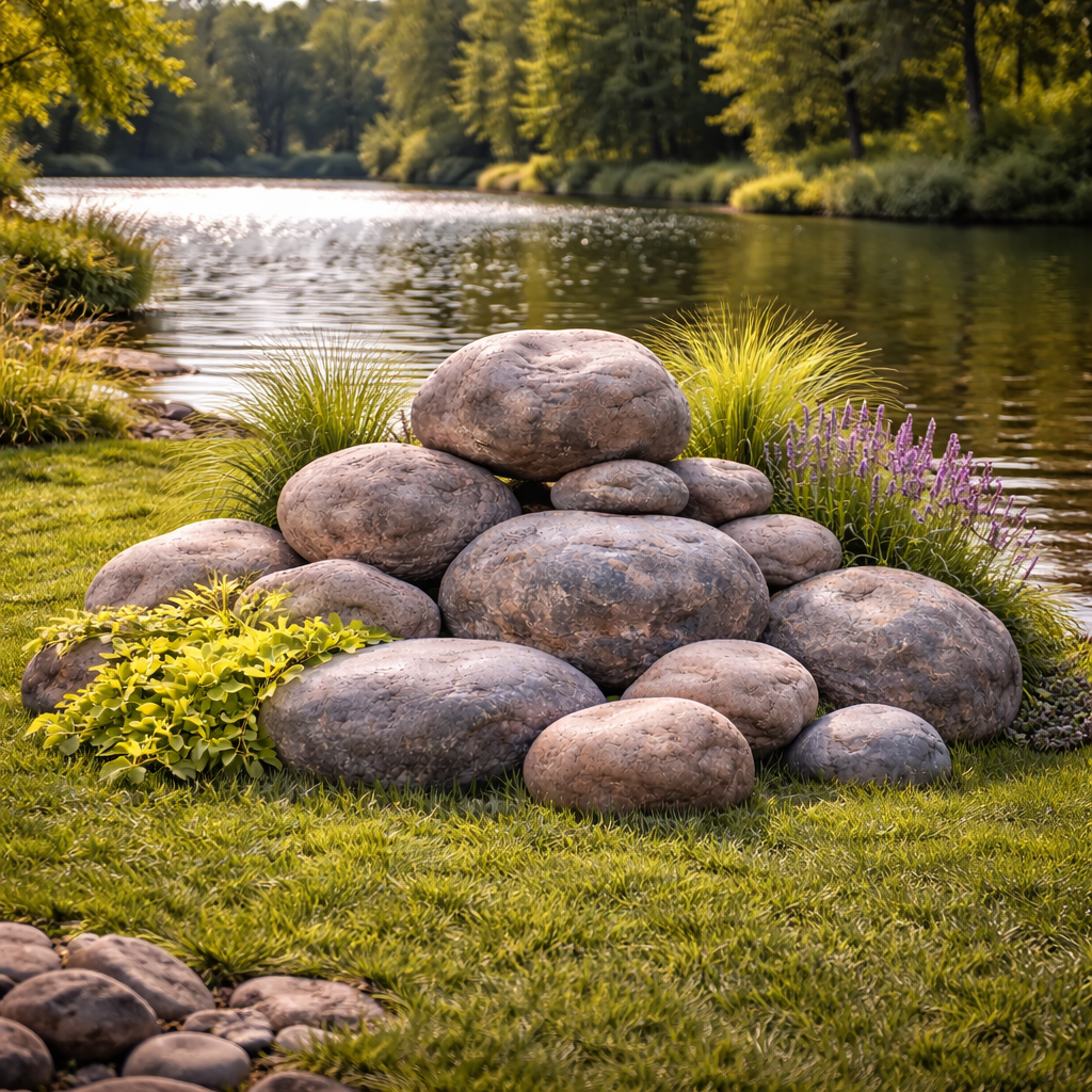 Realistic decoration stones