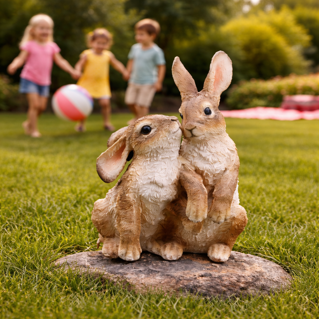 Bunny garden decoration