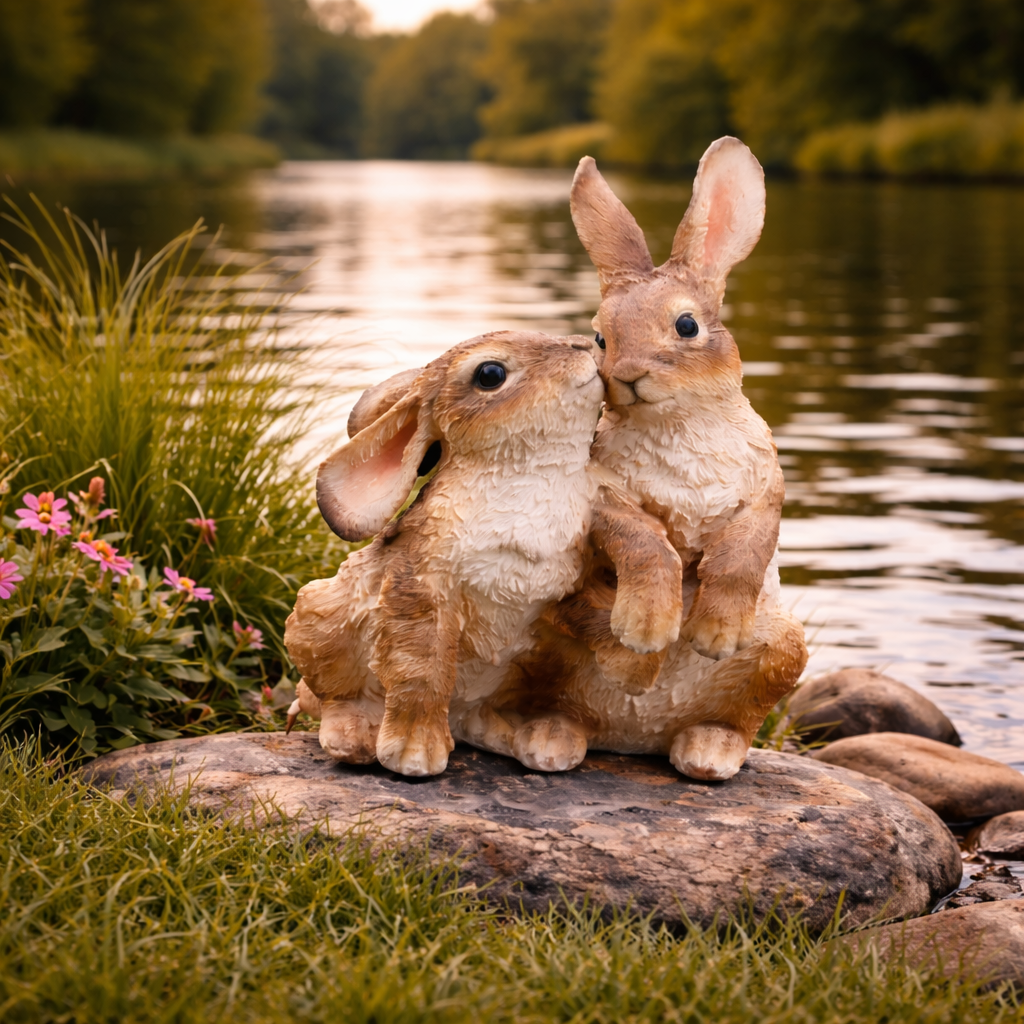 Bunny garden decoration